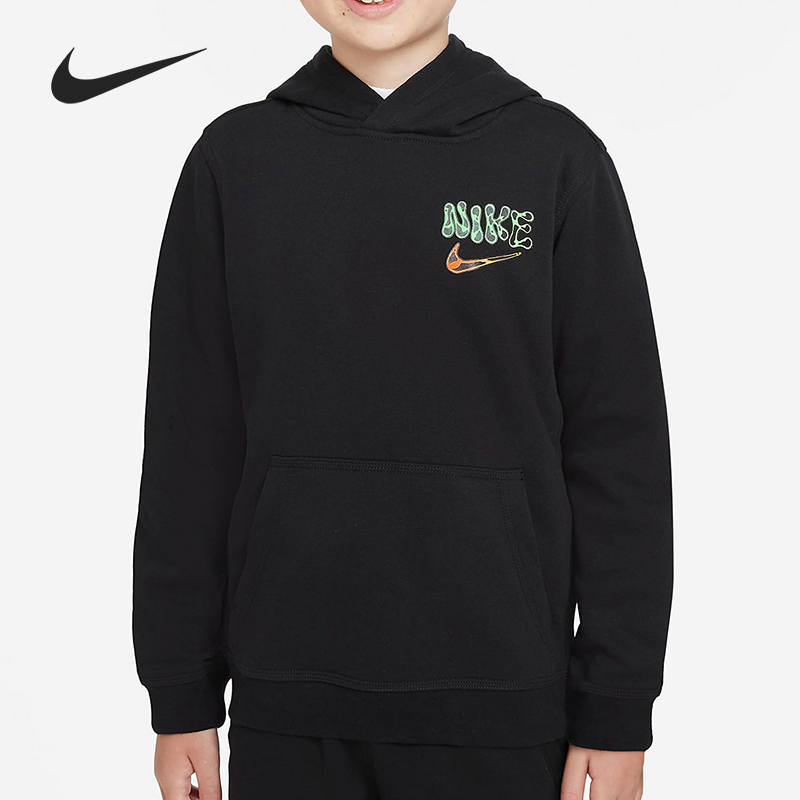 Nike/耐克正品休闲大童时尚潮流运动连帽套头衫 DM4092-010