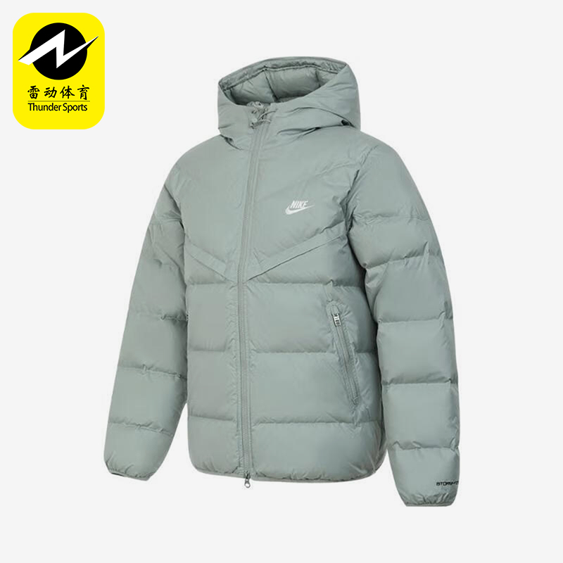 耐克男士连帽保暖运动休闲羽绒服