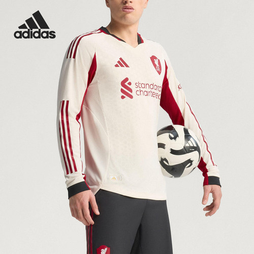 Adidas/阿迪达斯官方正品LIVERPOOL男士训练修身运动长袖JV6446