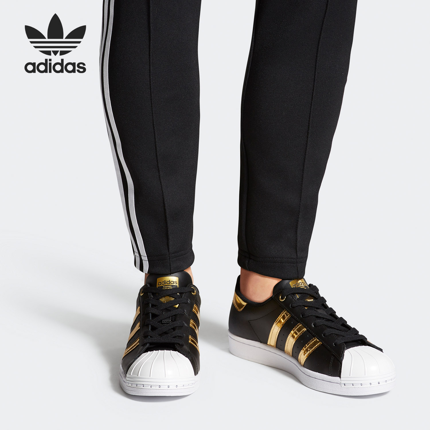 Adidas/阿迪达斯官方正品三叶草男女SUPERSTAR经典休闲鞋 FV3329