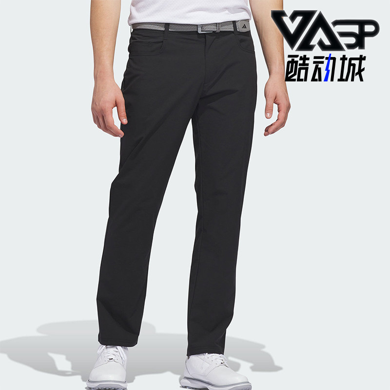 Adidas/阿迪达斯正品2026男士高尔夫梭织训练经典户外长裤KE9529