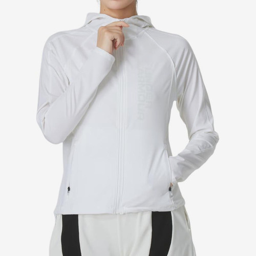 UA/安德玛正品新款女士梭织健身训练跑步锻炼夹克外套1361384-100