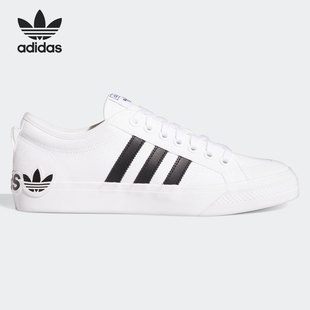 NIZZA 三叶草男女低帮运动休闲鞋 阿迪达斯正品 Adidas FY7107