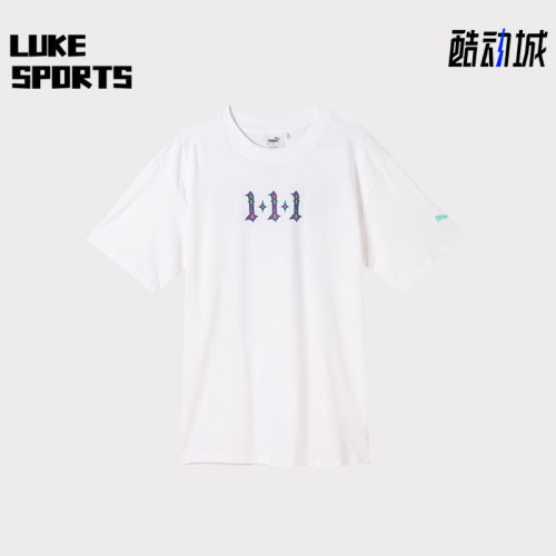 Puma/彪马正品LAMELO BALL男士运动圆领时尚篮球短袖T恤627772-01