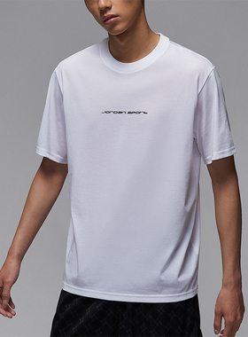 Nike/耐克正品Jordan男士圆领简约运动亲肤透气短袖IB6762-100