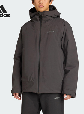 Adidas/阿迪达斯正品2025男士保暖耐穿三合一冲锋衣JV8699