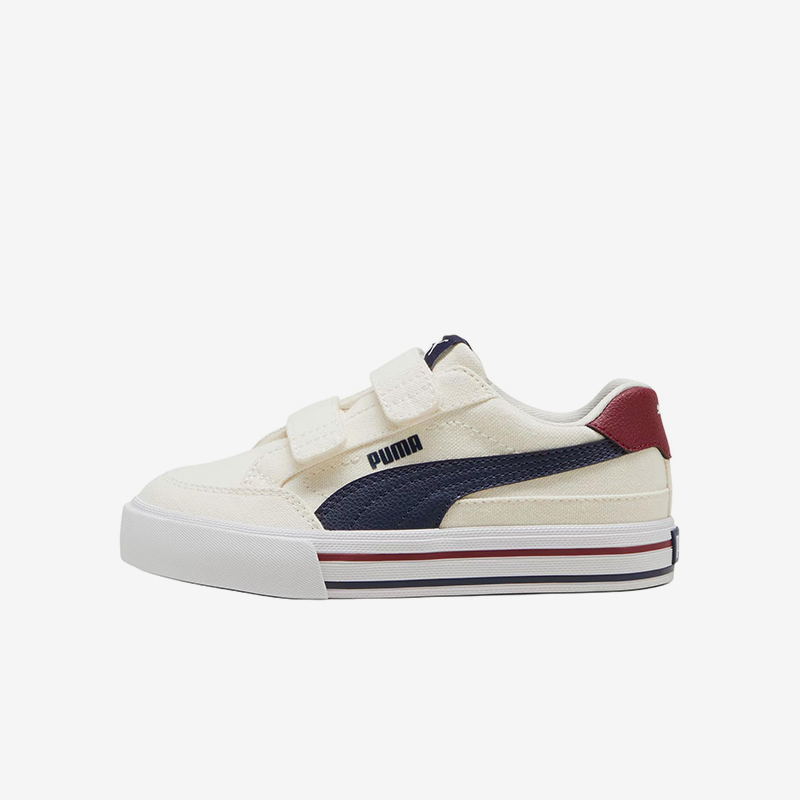 Puma/彪马正品夏季小童魔术贴抓地耐穿休闲帆布鞋396560-01