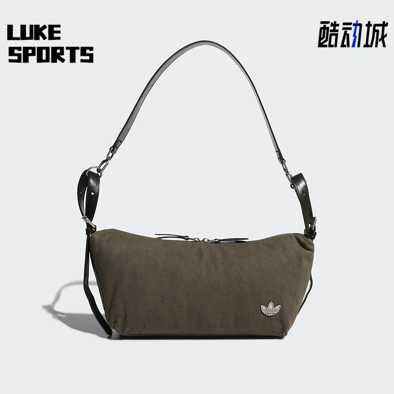 Adidas/阿迪达斯正品三叶草女士复古休闲便携收纳单肩包KT0864