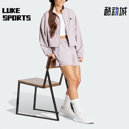 Adidas/阿迪达斯正品时尚休闲透气夏季女士宽松运动套装IS0918