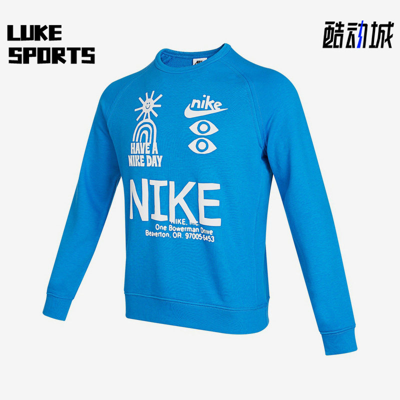 耐克男女大童运动套头圆领卫衣