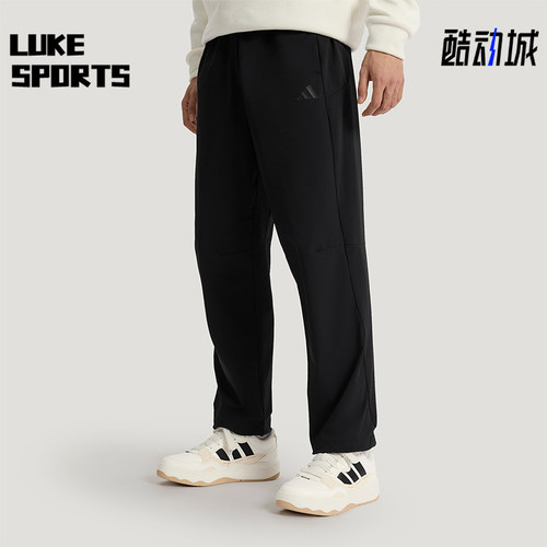 Adidas/阿迪达斯正品TH风天男士休闲运动针织舒适系带长裤KR2539