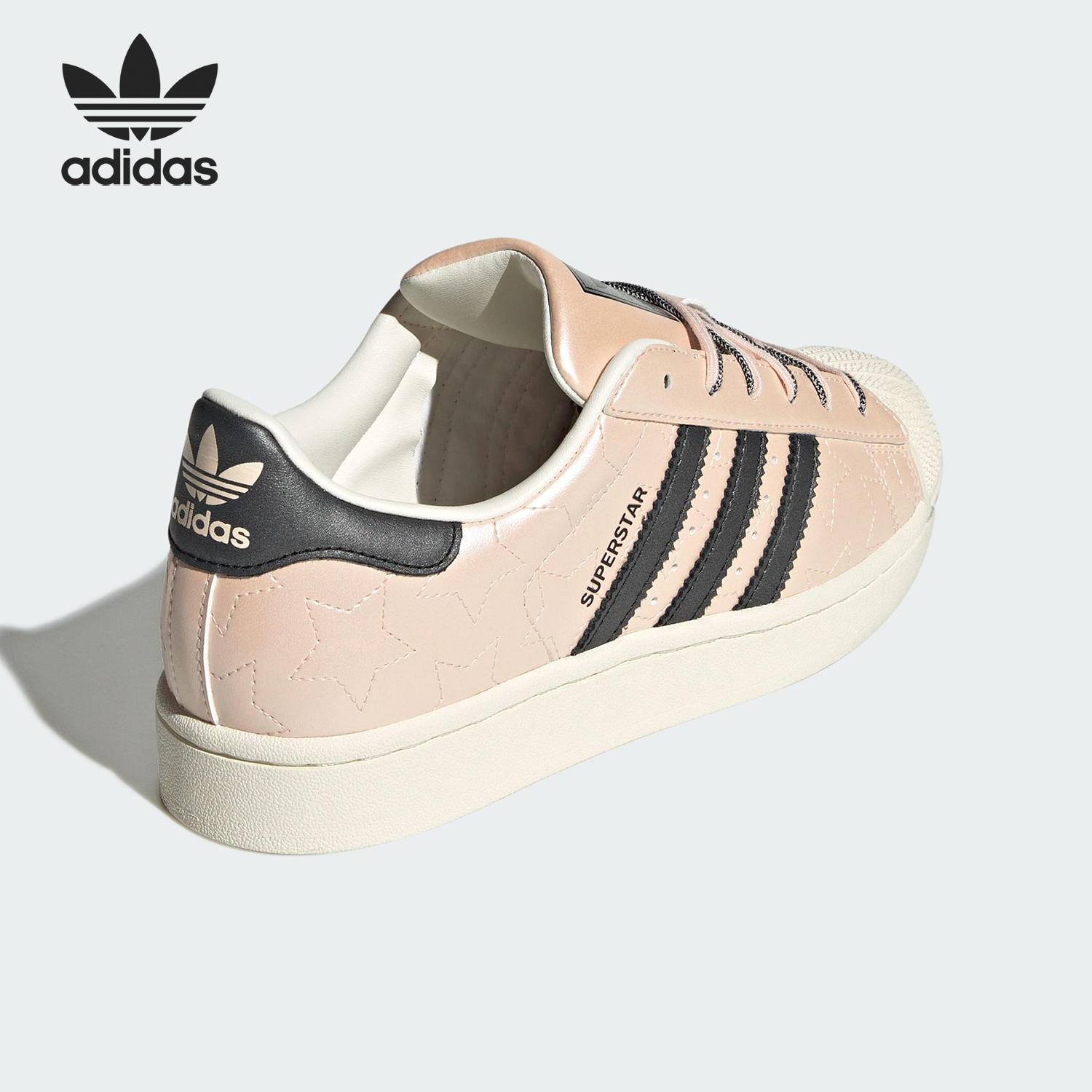 【宋雨琦同款】Adidas/阿迪达斯正品女士低帮贝壳头板鞋 JR6985