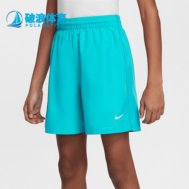 Nike耐克正品儿童健身宽松跑步透气速干运动短裤五分裤DX5382-345