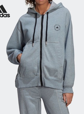 Adidas/阿迪达斯正品aSMC SW HD连帽女子运动茄克外套 HB7405