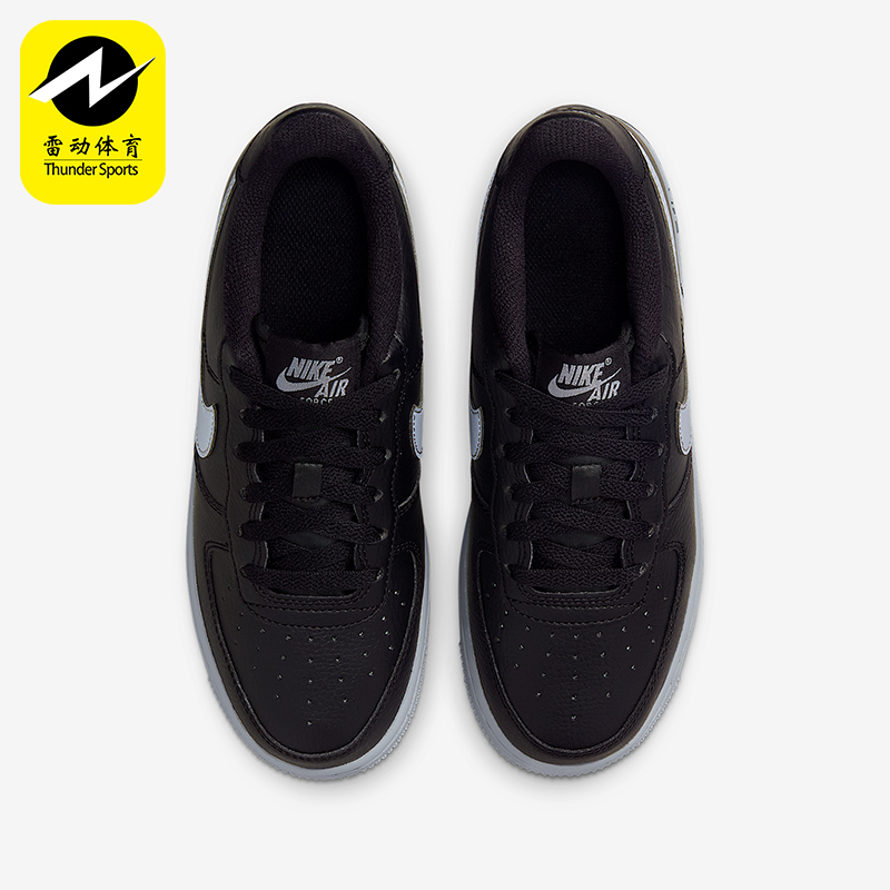 Nike/耐克正品Air Force 1儿童休闲低帮系带耐磨板鞋HQ3807-001