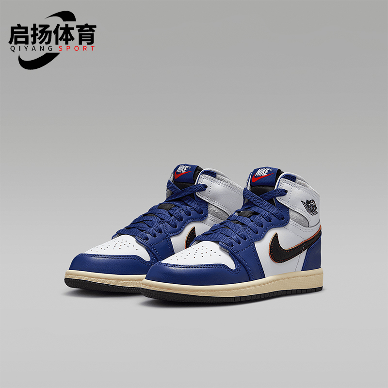 Nike/耐克正品 JORDAN新款小童高帮复古潮流运动休闲鞋FD1412-100