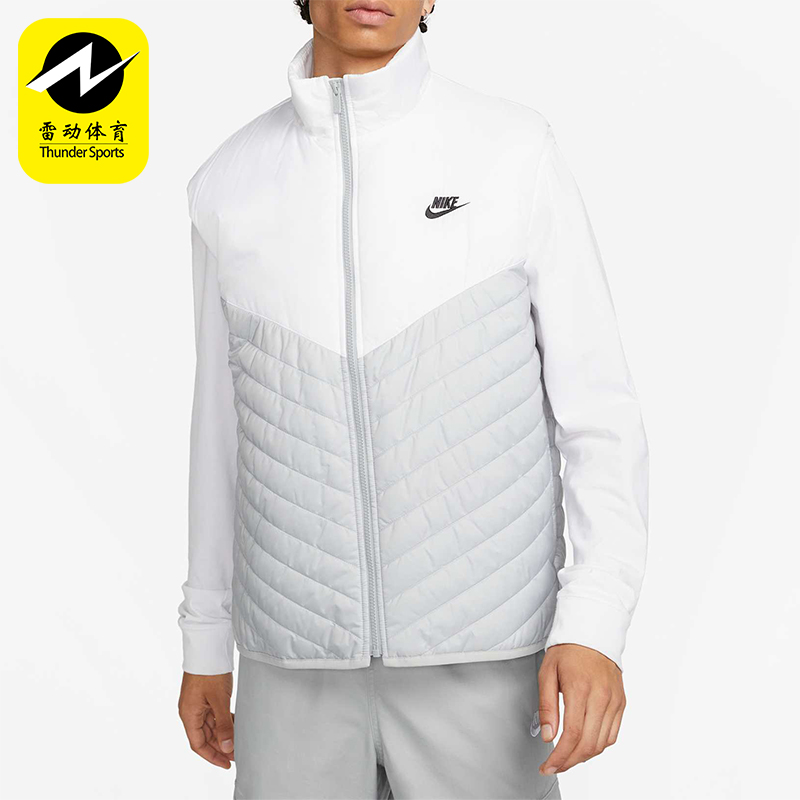 耐克男士保暖运动训练棉马甲