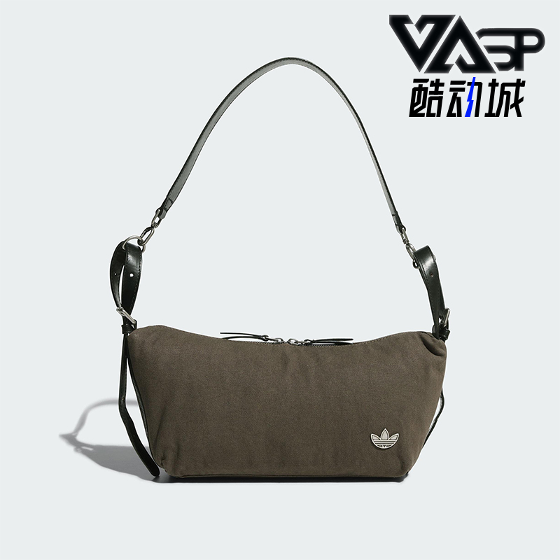 Adidas/阿迪达斯正品三叶草女士复古休闲便携收纳单肩包KT0864