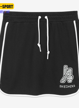 Skechers/斯凯奇正品夏季新款女子运动透气针织时尚短裙 L420W329