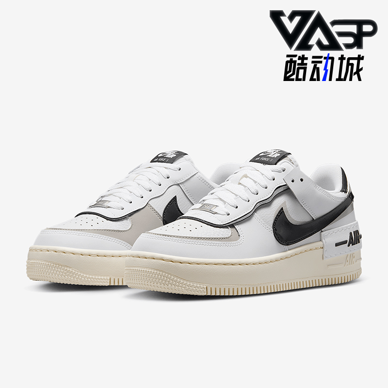 Nike/耐克正品Air Force 1 Shadow女士厚底板鞋DZ1847-110
