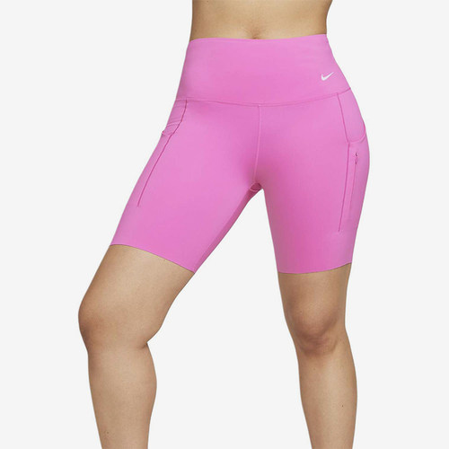 Nike/耐克正品女士修身松紧高腰休闲经典健身运动短裤DQ5923-675