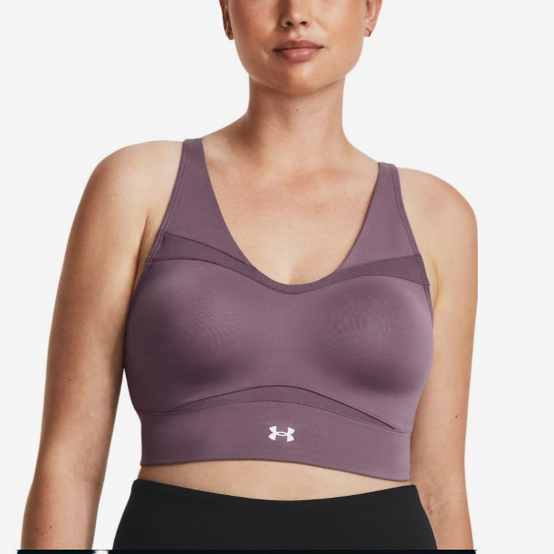 UA/安德玛正品2025新款女子防震瑜伽中强度运动内衣1381666-500