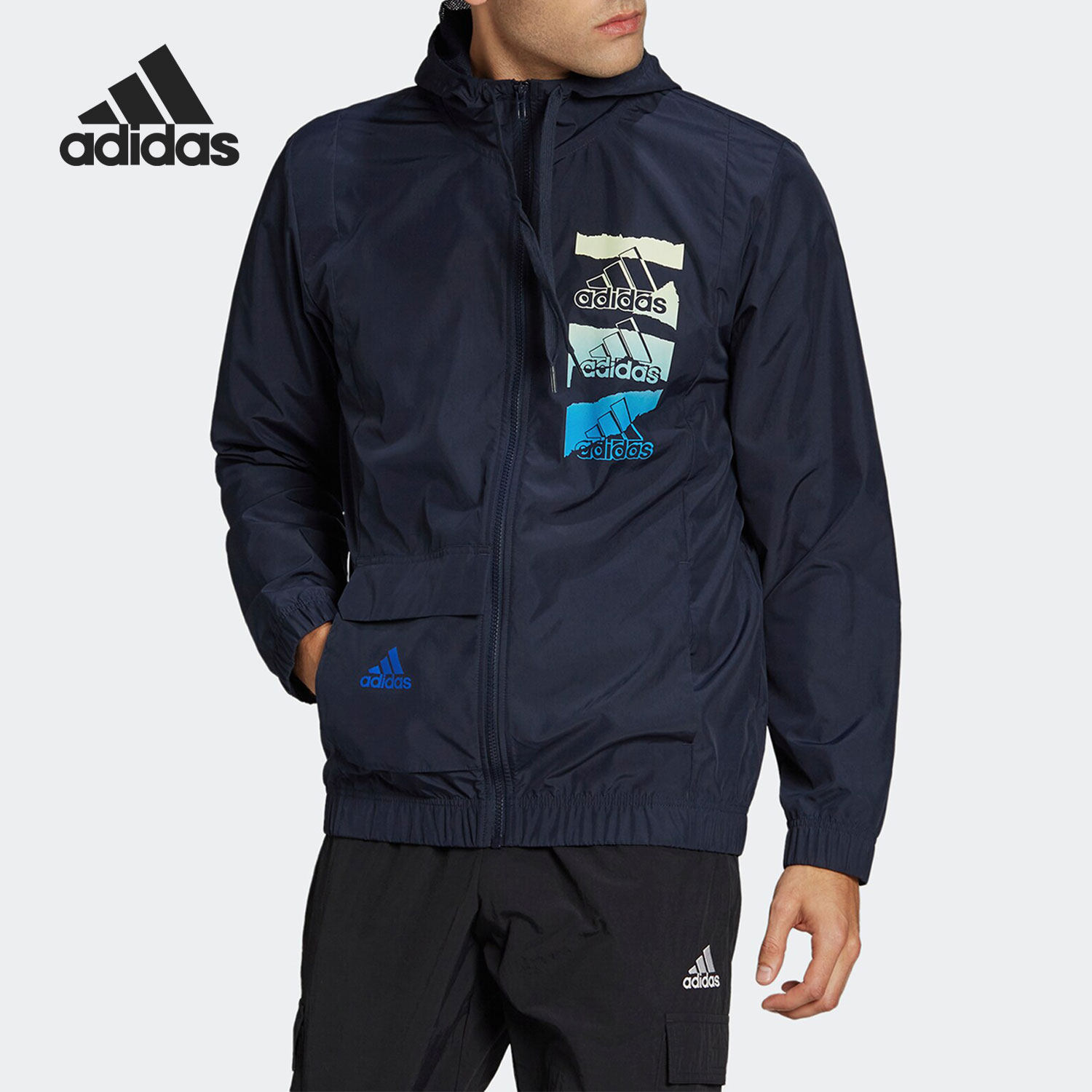 Adidas/阿迪达斯正品新款男子运动训练连帽夹克外套HE1884,运动服/休闲服装,运动茄克/外套,淘宝优惠券,粉丝福利购,淘宝优惠卷