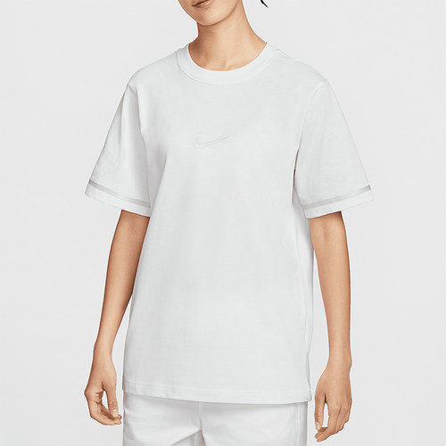 Nike/耐克正品Sportswear女士运动宽松厚实简约短袖IB7920-121