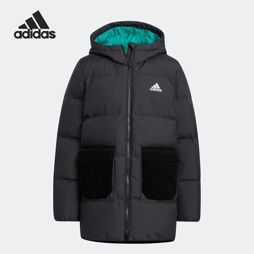 Adidas/阿迪达斯正品JK BOS LL DOWN保暖儿童羽绒服HM9666