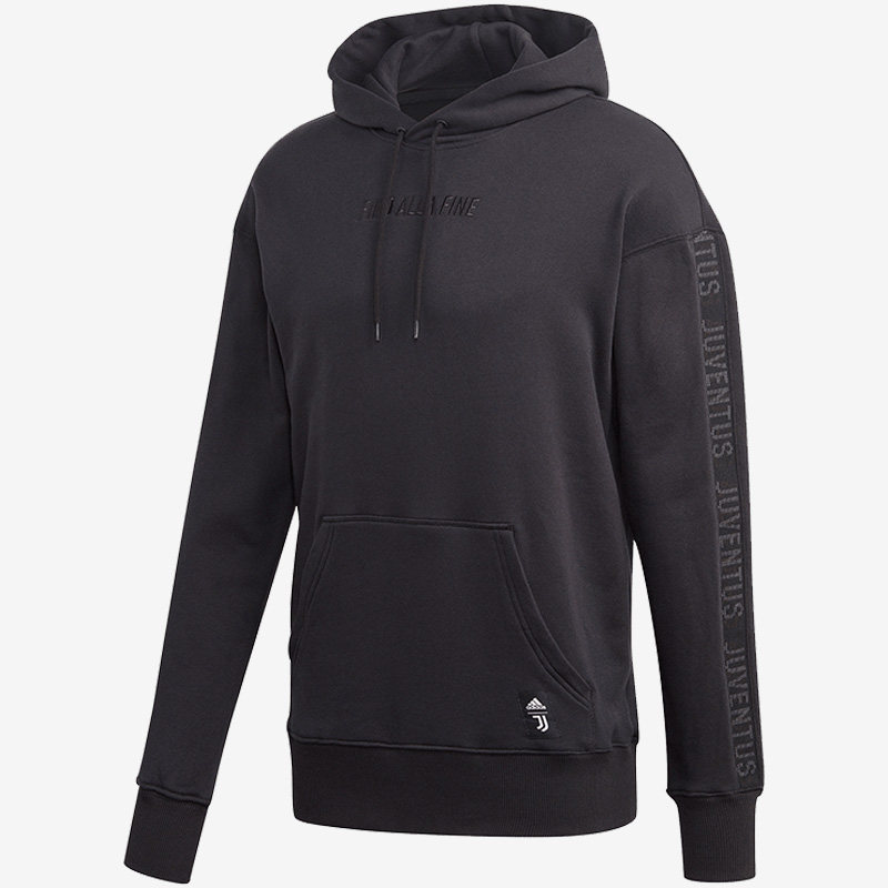 Adidas/阿迪达斯正品冬季男子尤文足球运动休闲套头衫卫衣 FR4211