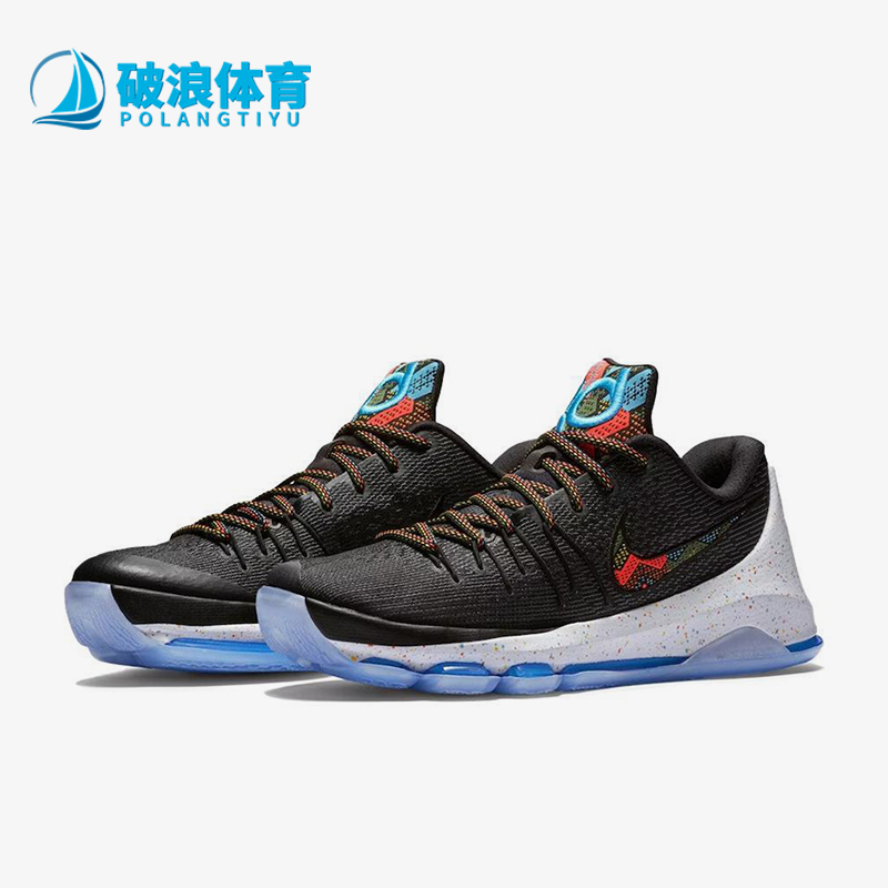 Nike/耐克正品KD8 BHM男士实战低帮缓震耐磨运动篮球鞋824420-090