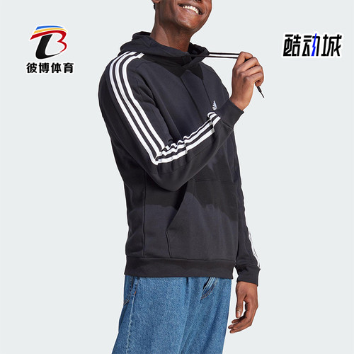 Adidas/阿迪达斯正品M 3S FL HD男士运动连帽日常休闲卫衣IB4028