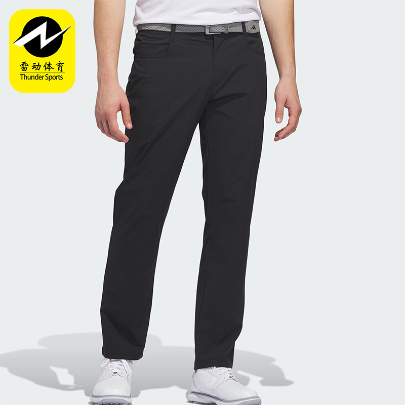 Adidas/阿迪达斯正品2026男士高尔夫梭织训练经典户外长裤KE9529