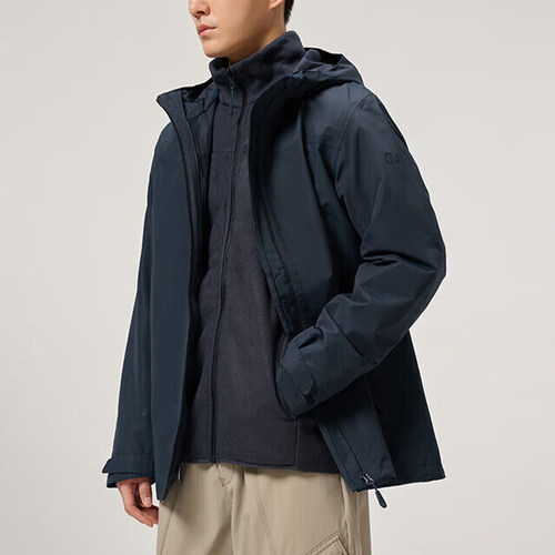 Jack wolfskin/狼爪正品新款男士三合一冲锋衣5031031-1010