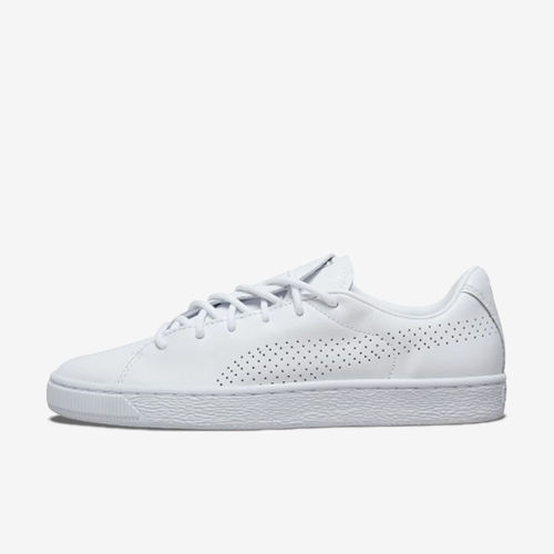 Puma彪马正品Basket女子镂空低帮系带防滑轻便圆头板鞋369689-01