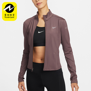 运动跑步外套IB1999 2025女士耐穿立领印花修身 502 耐克正品 Nike