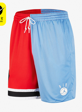 Nike/耐克正品JORDAN男士抽绳拼接休闲运动短裤C百搭Z2505-448
