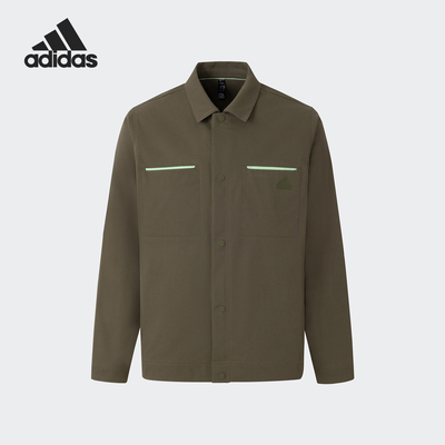 Adidas/阿迪达斯方正品BC WV JACKET男士翻领夹克外套JE8592