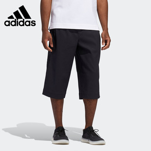 新款 FT2766 Adidas 当季 PNT 34男子运动透气短裤 阿迪达斯正品