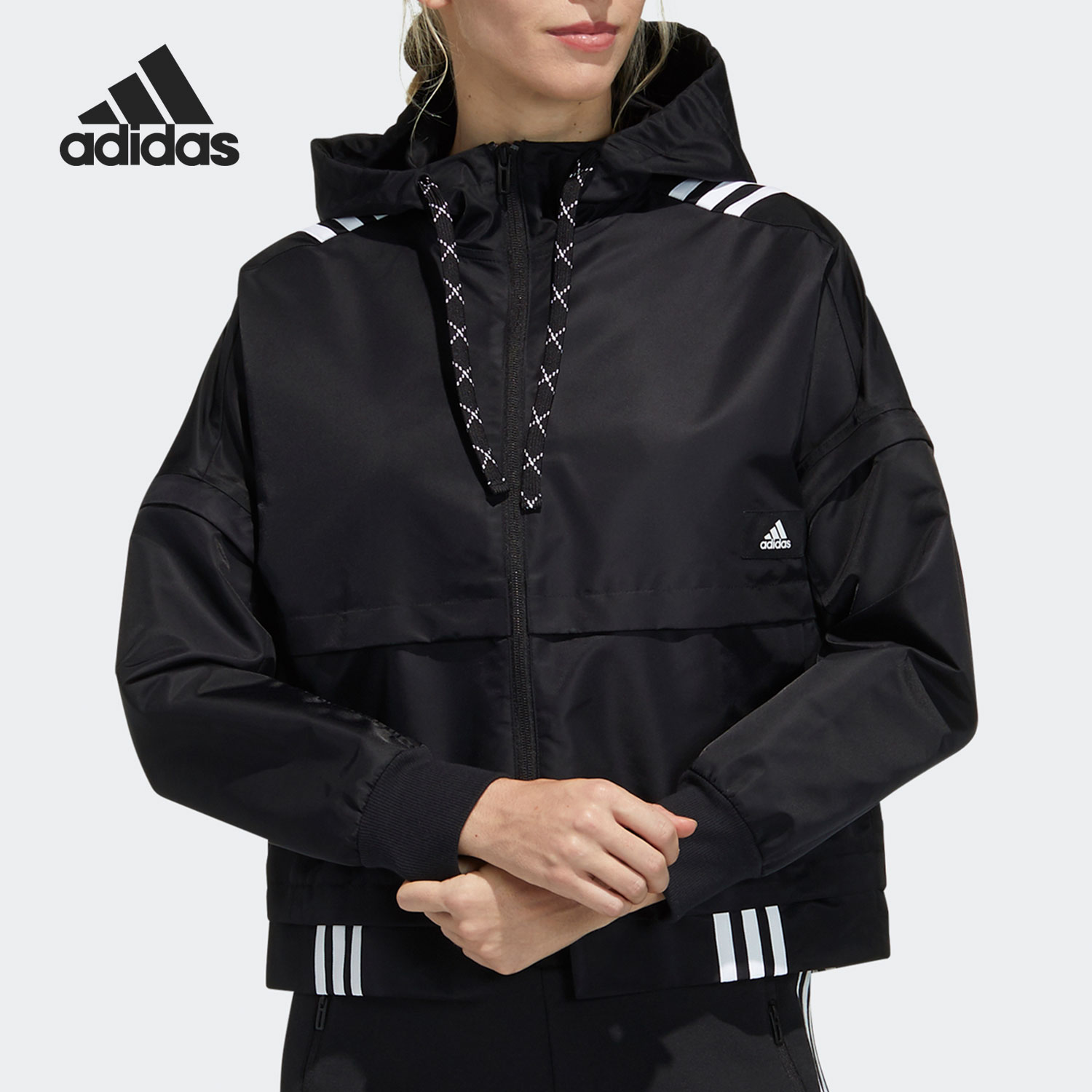 休闲梭织外套Adidas/阿迪达斯