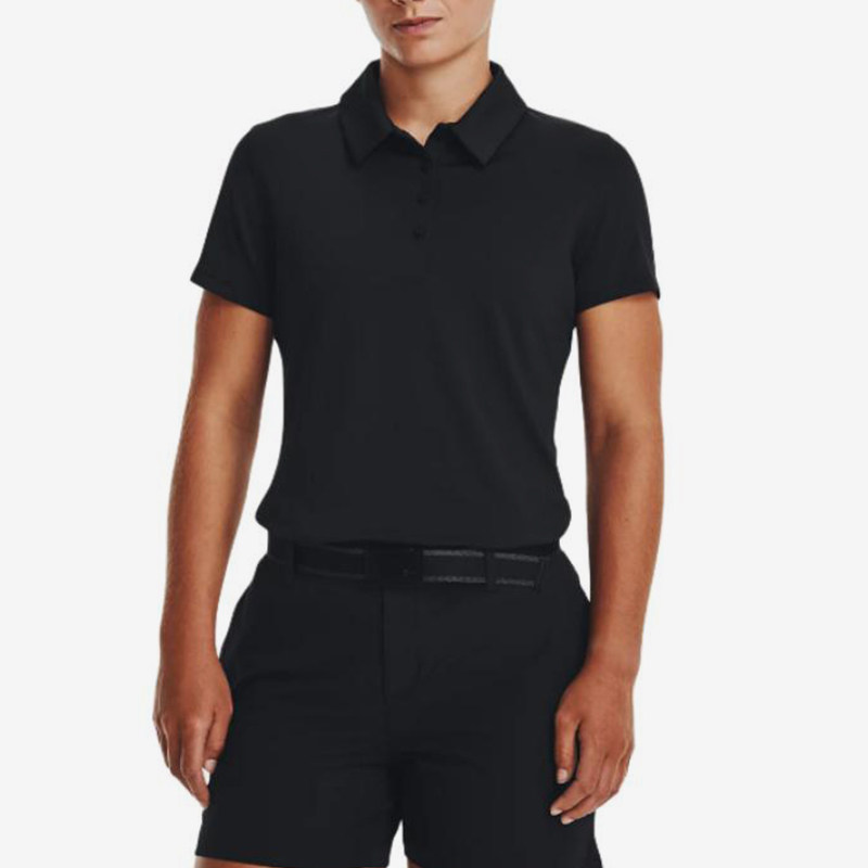 UA/安德玛正品新款女士时尚简约弹力舒适短袖POLO衫1377335-001,运动服/休闲服装,运动POLO衫,淘宝优惠券,粉丝福利购,淘宝优惠卷