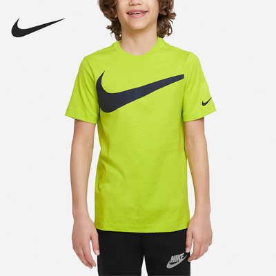 Nike/耐克正品当季新款大童时尚简约运动休闲短袖DO1807-321