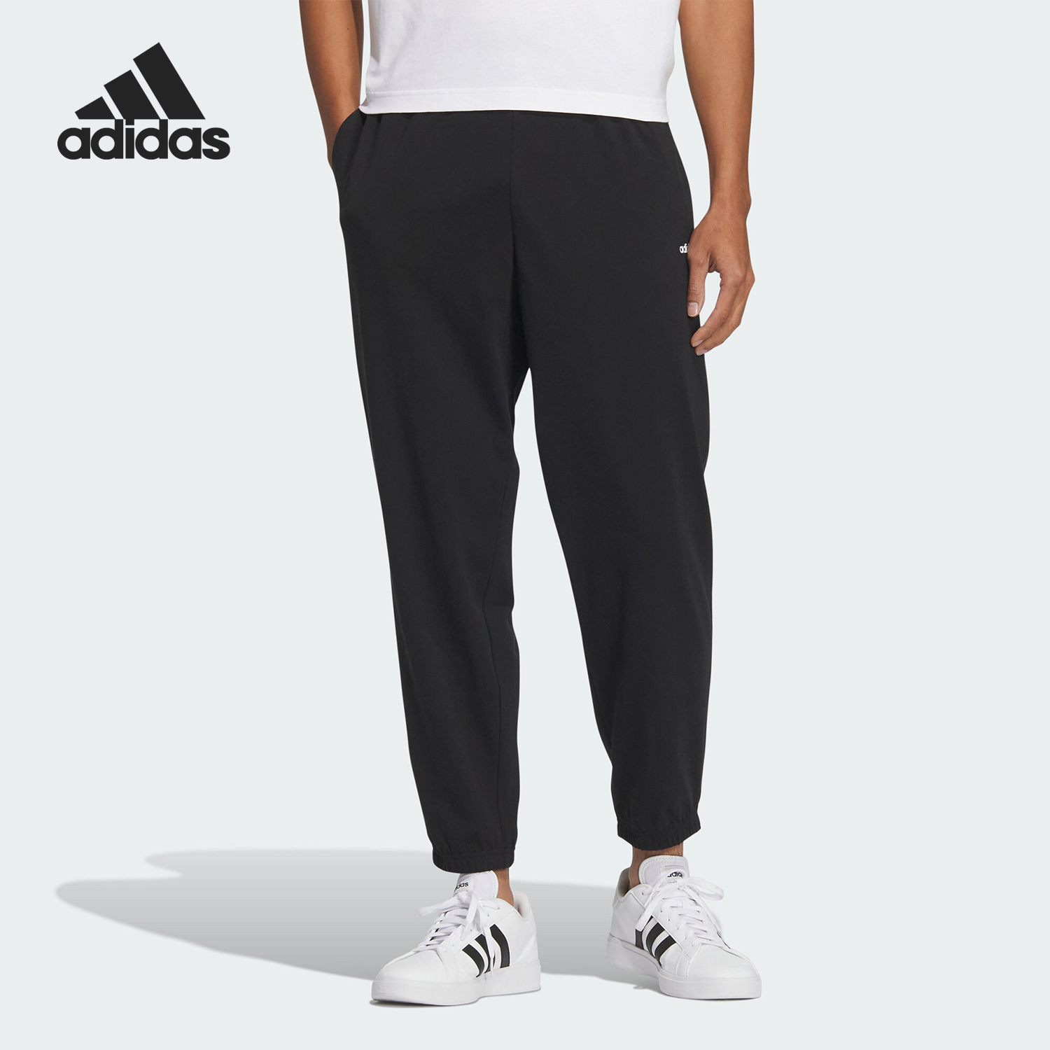 Adidas/阿迪达斯官方正品M KNIT PANTS男士针织运动休闲裤JD1438