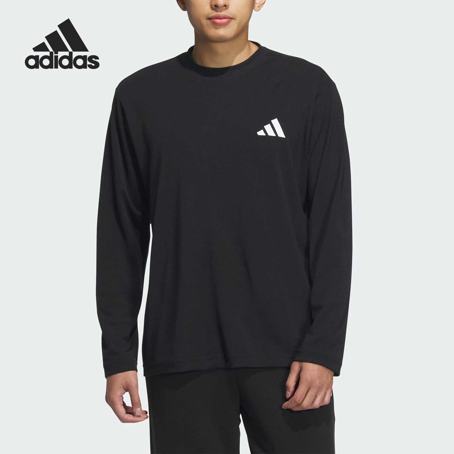 Adidas/阿迪达斯官方正品M TH LS TEE男士运动休闲长袖T恤JY6944