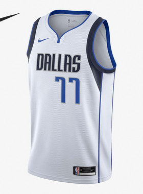 Nike/耐克正品2020赛季达拉斯独行侠队NBA SW男子球衣CW3588-109