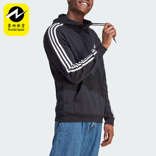 Adidas/阿迪达斯正品M 3S FL HD男士运动连帽日常休闲卫衣IB4028