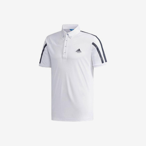 Adidas/阿迪达斯正品男士条纹简约运动透气短袖Polo衫DJ3591