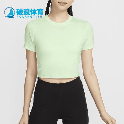 耐克女士简约短款短袖T恤