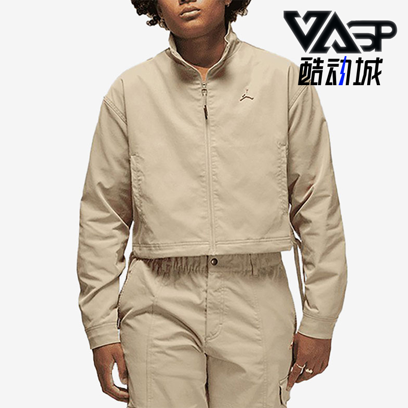 耐克女士简约休闲立领外套