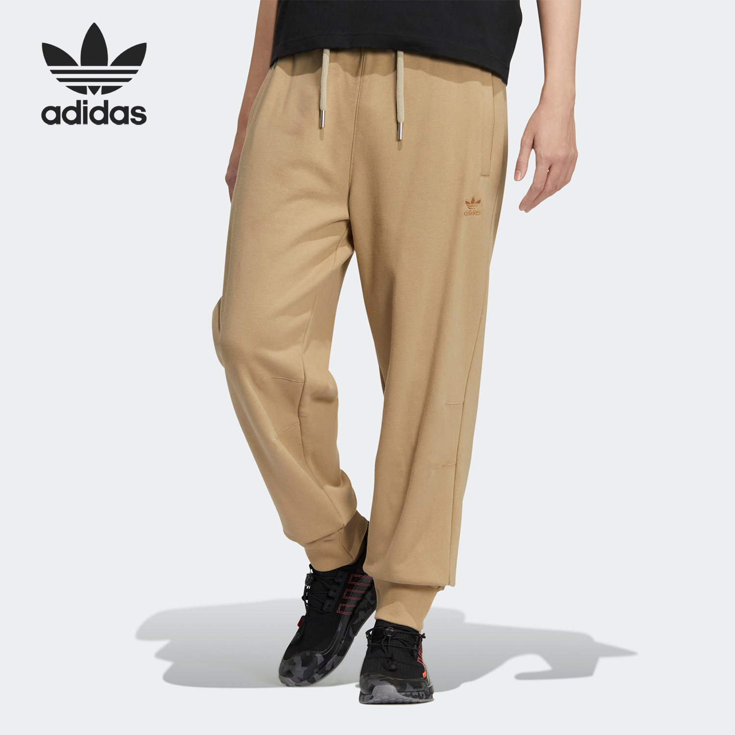 Adidas/阿迪达斯正品三叶草冬季收口男子休闲运动长裤IC8167